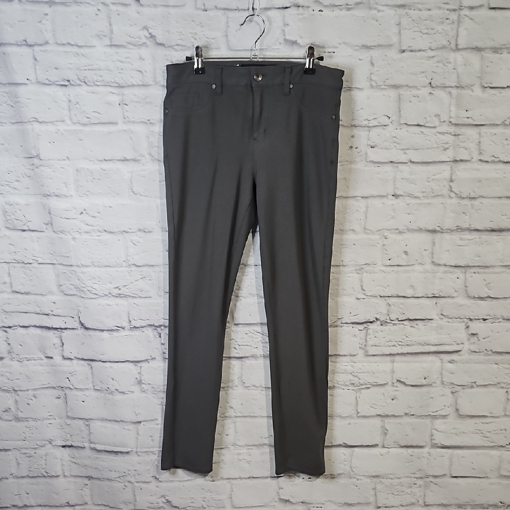 Calvin Klein Jeans Women's Gray Straight Leg Dress Pants